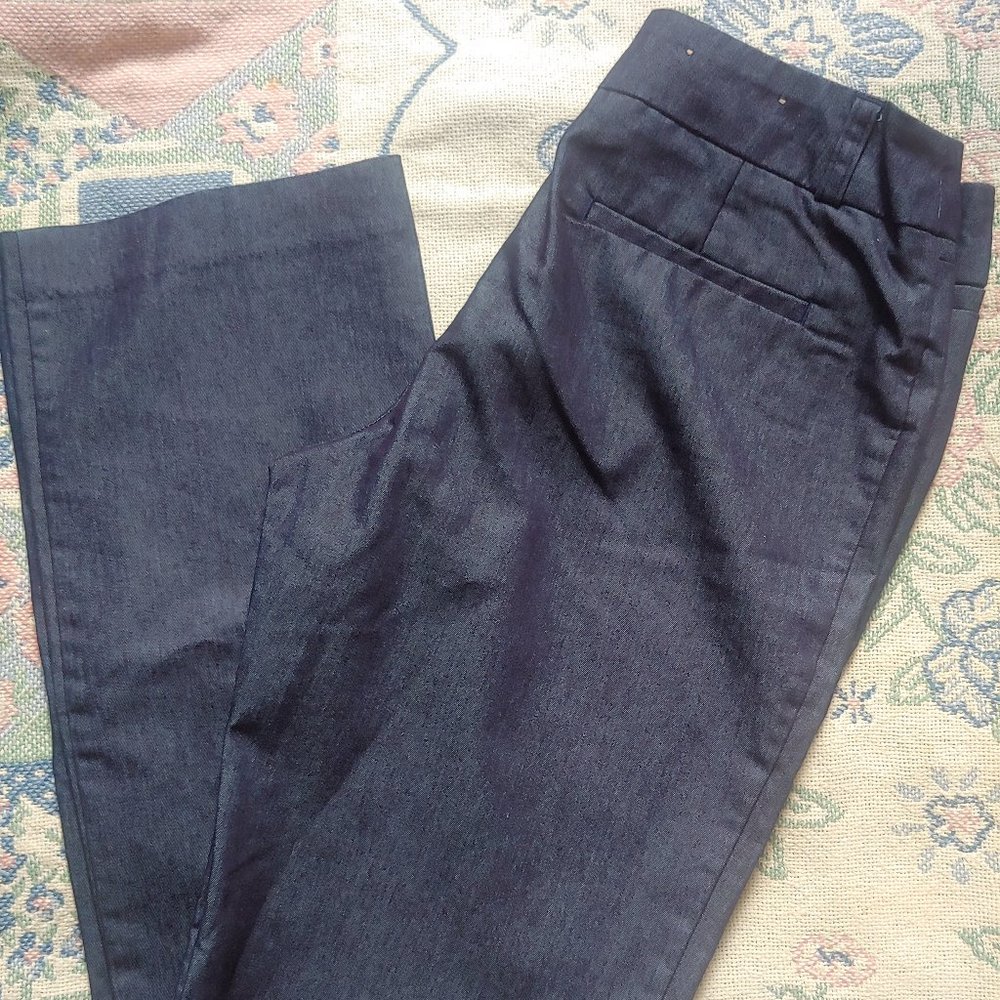 Merona Woman Straight Faux Denim Work Pants (2)